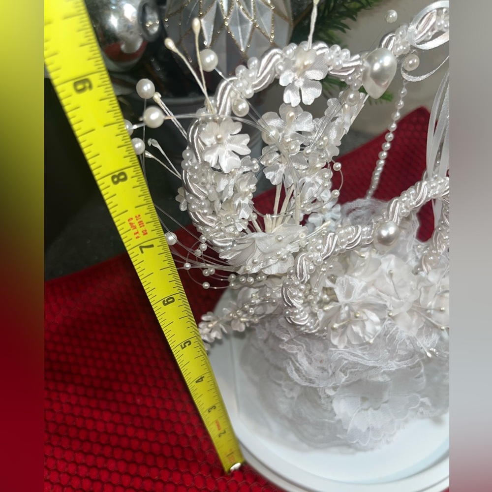 Laura Lees Decortive Heart Wedding Cake Topper - Picture 11 of 15